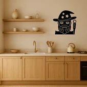 Büyücü Yaşlı Adam Emoji Dekoratif Tablo thumbnail 2