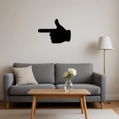 İşaret Eden El Tasarımlı MDF Dekoratif Tablo thumbnail 4