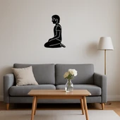 Diz Çöken Figür Dekoratif Tablo thumbnail 4