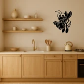 Mutlu Arı ve Kitap Tasarımlı Dekoratif Tablo thumbnail 2