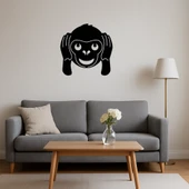 Şirin Maymun Emoji MDF Dekoratif Tablo thumbnail 4