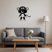 Ahşap Dekoratif Maymun Tablosu thumbnail 4