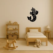 Rüya Gibi Deniz Kızı ve Unicorn MDF Tablo thumbnail 2