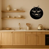 Dudak Isıran Emoji Tasarımlı Dekoratif Tablo thumbnail 2