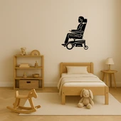 Motorlu Tekerlekli Sandalye Dekoratif Tablo thumbnail 3