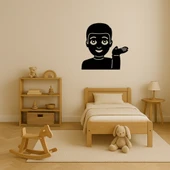 Nasıl Yardımcı Olabilirim Adam MDF Tablo thumbnail 3