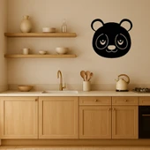 Panda Yüzü MDF Dekoratif Tablo thumbnail 2