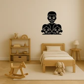 İç Mekan Dekoratif Baba ve Kız Emoji Tablosu thumbnail 3