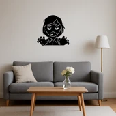 Zombi Kadın Emoji Dekoratif Tablo thumbnail 3