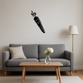 Havuç ve Kök Motifli MDF Dekoratif Tablo thumbnail 4