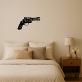 Dekoratif Polis Revolver Tablo thumbnail 1