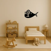 Komik Balıklar İç Mekan Dekoratif Tablo thumbnail 3