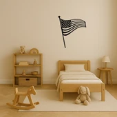 Amerikan Bayrağı Tasarımlı MDF Dekoratif Tablo thumbnail 4