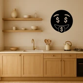 Para Ağızlı Emoji Dekoratif Tablo thumbnail 2