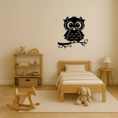 Doğal Yaşam Temalı Baykuş Dekoratif MDF Tablo thumbnail 3