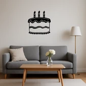 Kutlama Pastası Motifli MDF Dekoratif Tablo thumbnail 4