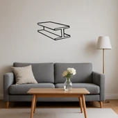 Çelik Çubuk Desenli MDF Dekoratif Tablo thumbnail 4