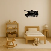Dekoratif Askeri Tank Tablo thumbnail 3