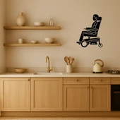 Motorlu Tekerlekli Sandalye Dekoratif Tablo thumbnail 2