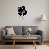 Balon Kutlaması Temalı MDF Dekoratif Tablo thumbnail 4