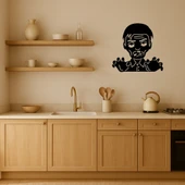 Zombi Adam Emoji Dekoratif Tablo thumbnail 2