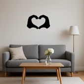 Kalp Eller Temalı Dekoratif Tablo thumbnail 4