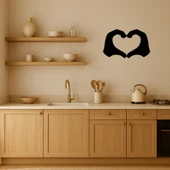 Kalp Eller Temalı Dekoratif Tablo thumbnail 2