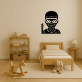 MDF Bilim Adamı Emoji Dekoratif Tablo thumbnail 2