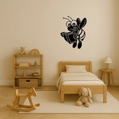 Mutlu Arı ve Kitap Tasarımlı Dekoratif Tablo thumbnail 3