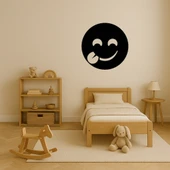 Yemek Zevki Emojisi MDF Dekoratif Tablo thumbnail 4