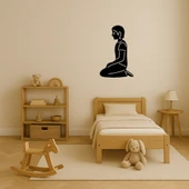 Diz Çöken Figür Dekoratif Tablo thumbnail 3