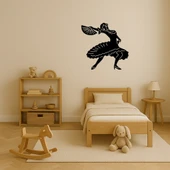 Dans Eden Emoji Kadın Dekoratif Tablo thumbnail 3