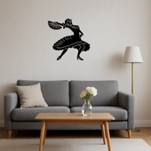 Dans Eden Emoji Kadın Dekoratif Tablo thumbnail 4