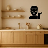 Nasıl Yardımcı Olabilirim Adam MDF Tablo thumbnail 1