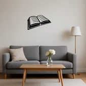 Açık Kitap Tasarımlı Ahşap Tablo thumbnail 4