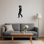 Yürüyen Kadın Figürü Dekoratif Tablo thumbnail 4