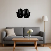 Birleşik Avuçlar MDF Duvar Dekoru thumbnail 4