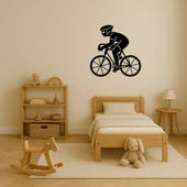Bisikletçi Emoji Dekoratif Tablo thumbnail 3