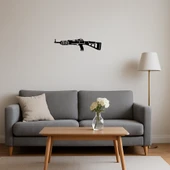 Dekoratif Uzun Namlulu Tüfek Tablo thumbnail 4