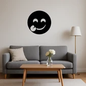 Yemek Zevki Emojisi MDF Dekoratif Tablo thumbnail 3