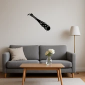 Dekoratif Ortaçağ Ahşap Mace Tablo thumbnail 4