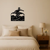 Sörf Yapan Emoji Dekoratif Tablo thumbnail 1