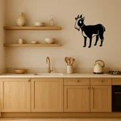 Keçi Tasarımlı Dekoratif Duvar Tablosu thumbnail 2