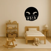 MDF Emoji Ağzında Semboller Tabloları thumbnail 3