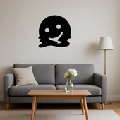 Eriyen Yüz Emoji MDF Dekoratif Tablo thumbnail 4