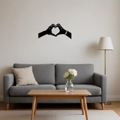 Kalp ve Eller Dekoratif Tablo thumbnail 2