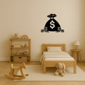 Para Çuvalı MDF Duvar Dekoru thumbnail 3