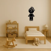 Üzeri Hüzünlü Kız Dekoratif Tablo thumbnail 3