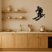 Kayakçı Kış Sporları Temalı Duvar Tablosu thumbnail 2