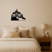 Geometrik Ev Yapı Dekoratif Tablo thumbnail 1